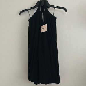Brand new black halter dress